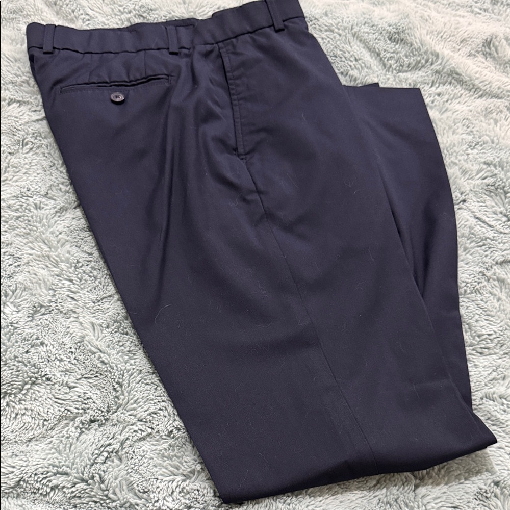 Liz Claiborne Men's Dark Blue Dress Pants